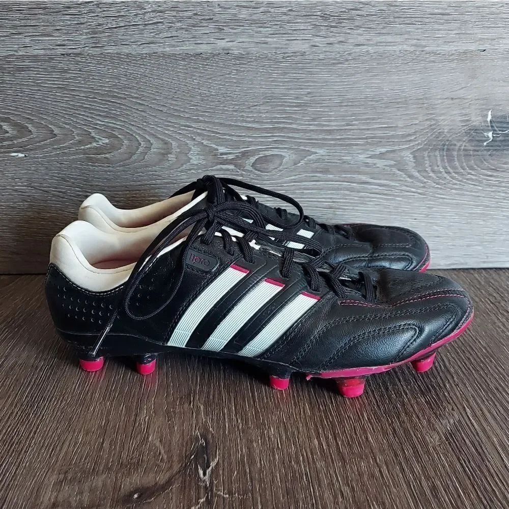 Women's Adipure 11 Pro TRX FG 'Black Pink' Size 8